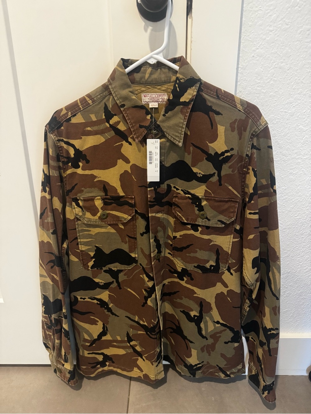 Jcrew Wallace & Barnes Camouflage Field Jacket NWT - Brown/Green Camo